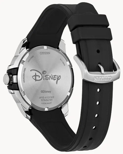 Mickey Mouse Goalie Green Dial Silicone Strap AW1656-08W | CITIZEN Mickey Mouse Goalie Green Dial Silicone Strap AW1656-08W | CITIZEN